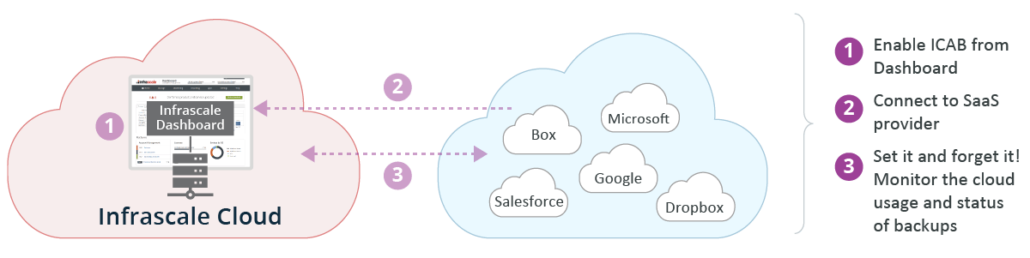 How Infrascale Cloud Application Backup Works