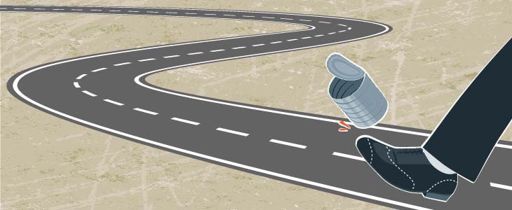 Image result for images of kicking the can down the road